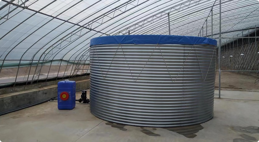 萬棚農業公司,智能灌溉設備,水盾直觀展示圖